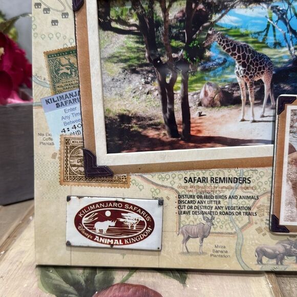 Walt Disney World Kilimanjaro Photo Picture Frame New NWT - Picture 3 of 9